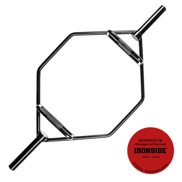 Barra Hexagonal Negra IRONSIDE