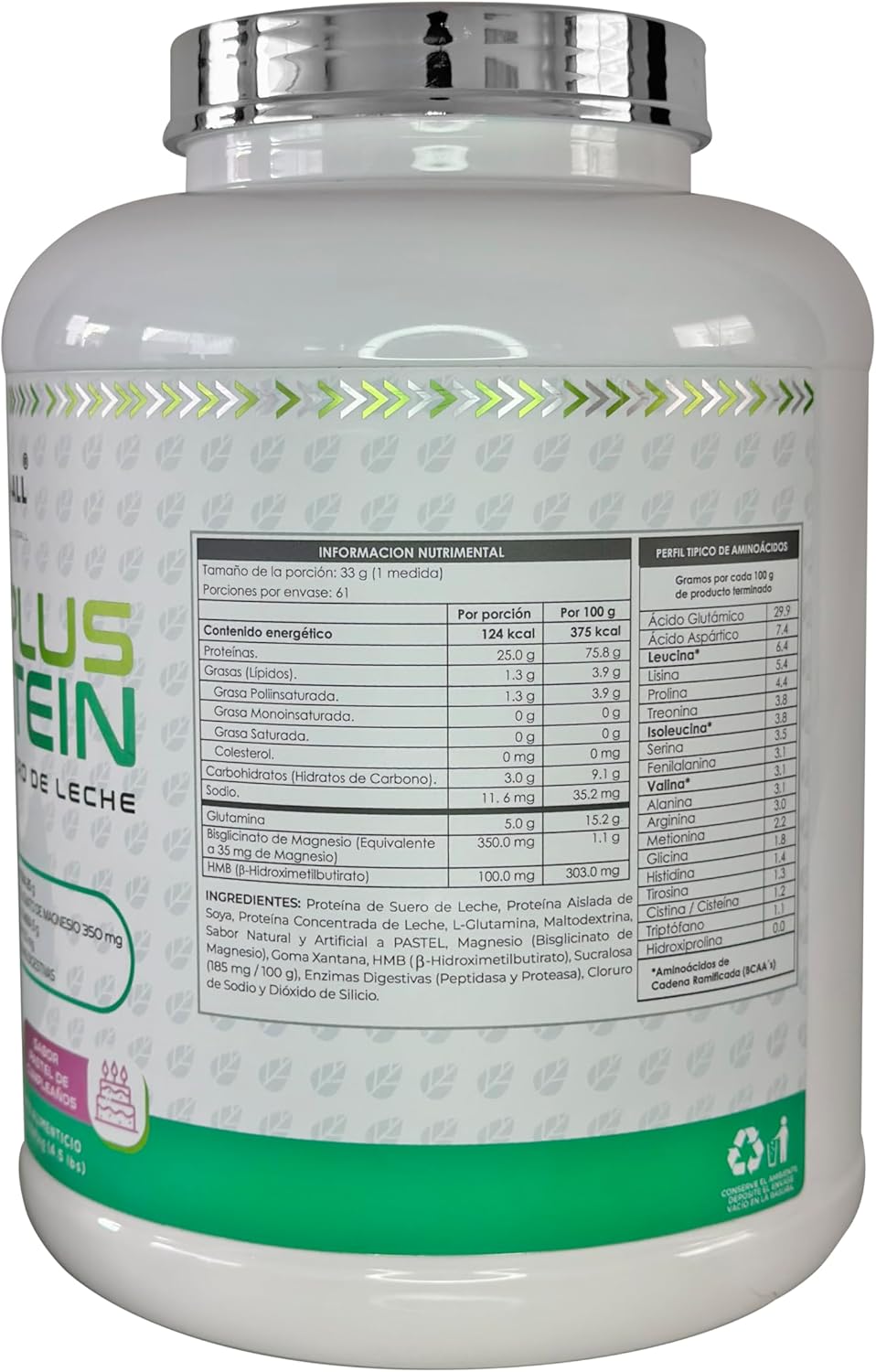 WELALL Proteína Proplus 4.5 lbs